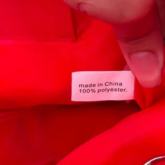 Lady Liberty Fashions Red & White Ski Valais Tote, NWT - Picture 12 of 16